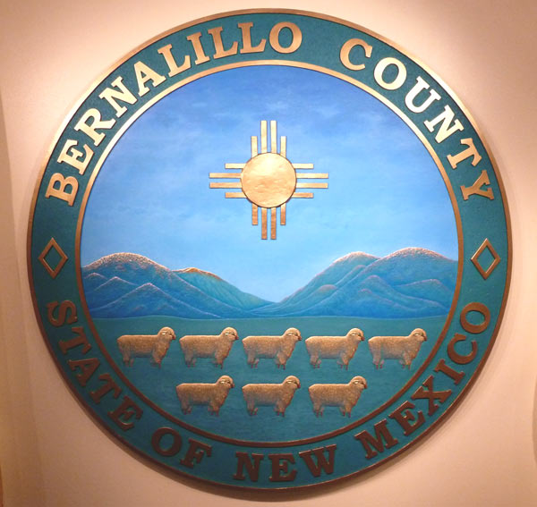 Bernalillo County, NM seal in fiberglass